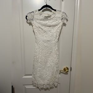 White lace dress